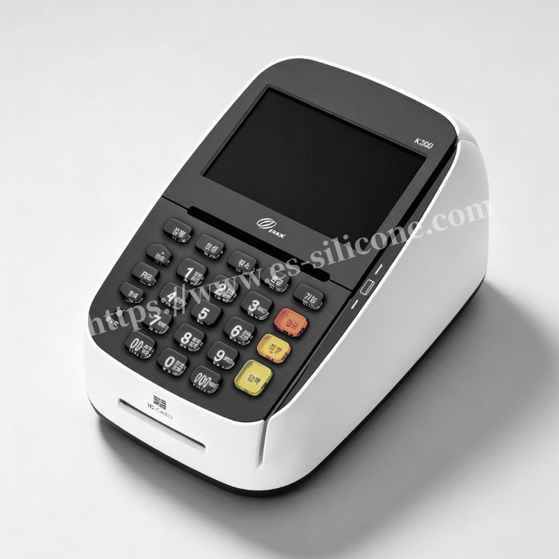 Specialdesignet krystal silikone tastatur til K300 POS & finansielle terminaler