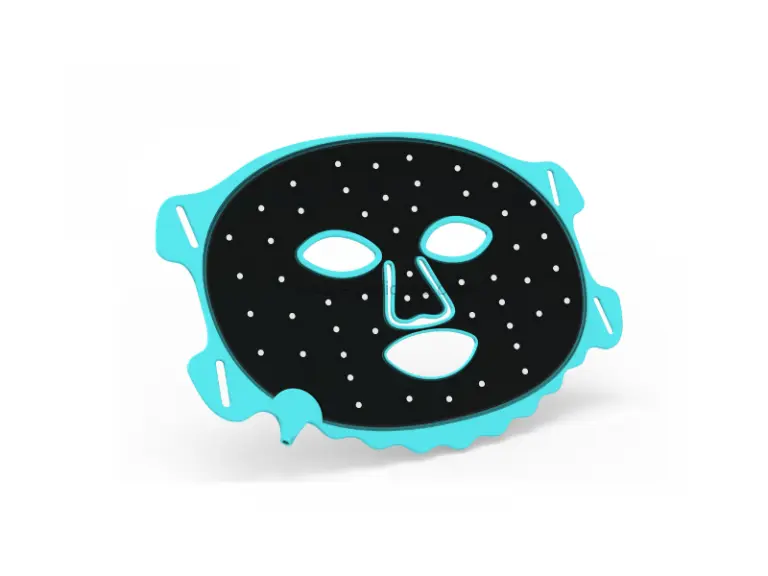 Dobbeltstøbt silikone LED skønhedsmaske