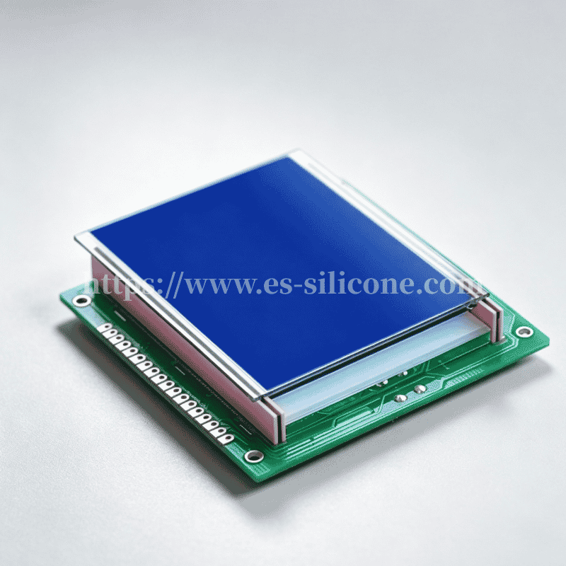 Zebra Strip LCD-signalledning — Multi-Layer Conductive Silicone Interconnect